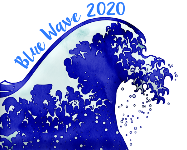 blue wave of the US Democratic Party